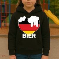 Bier Heart Full of Beer Oktoberfest Kids Hoodie thumb 3