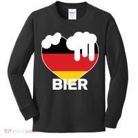 Bier Heart Full of Beer Oktoberfest Kids Long Sleeve Shirt thumb 0