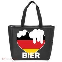 Bier Heart Full of Beer Oktoberfest Tote Bag thumb 0