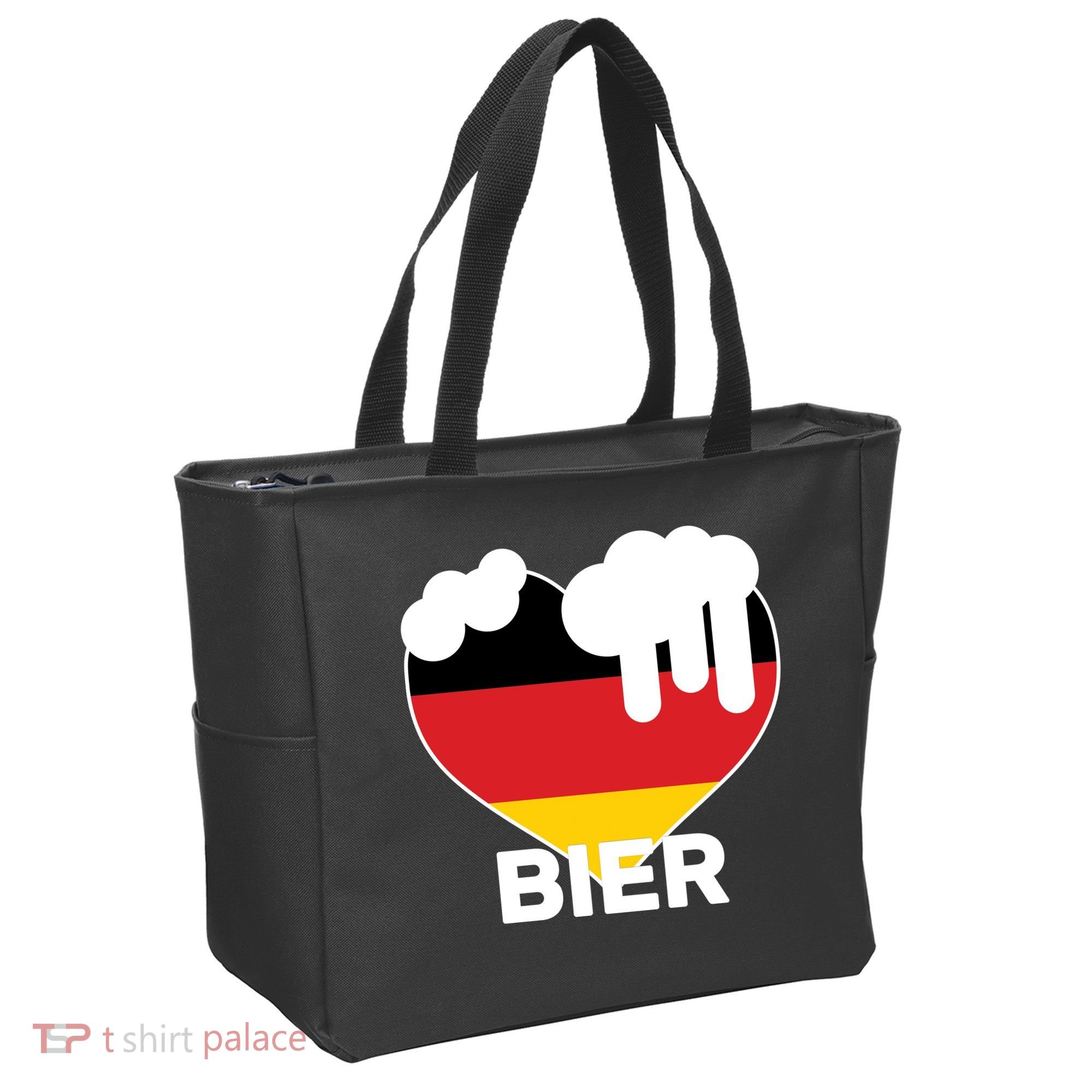 Bier Heart Full of Beer Oktoberfest Tote Bag