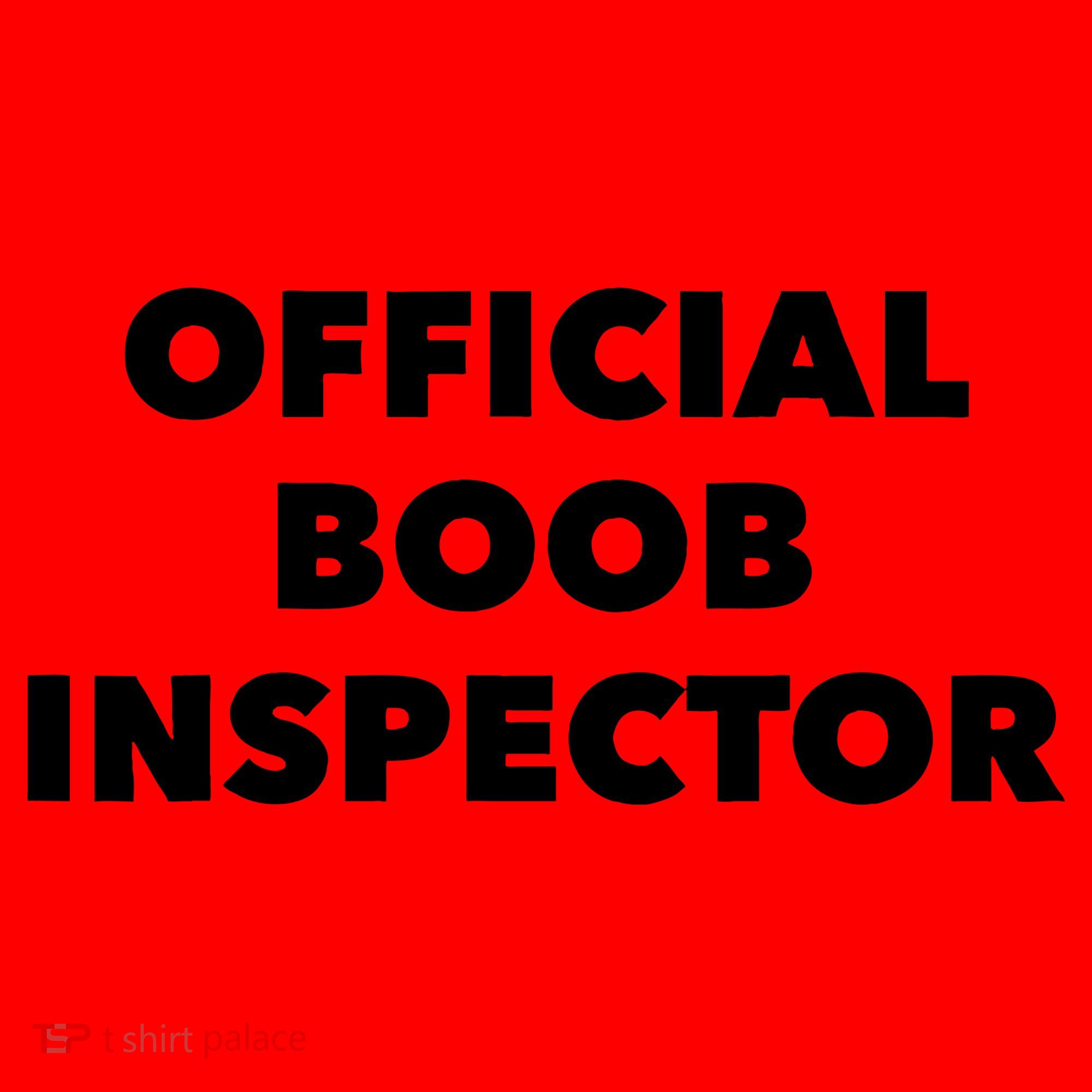 Boob Inspector Funny Saying Halloween Quote Costume Santa Hat