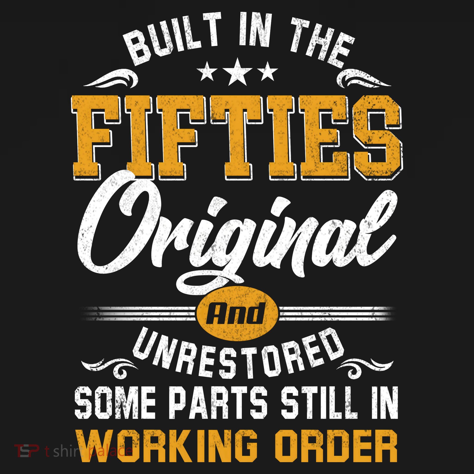 Built In Fifties 50s Original Unrestored 70th Birthday Funny Mousepad