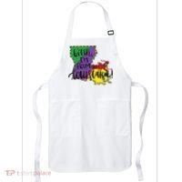 Bitch I'm From Louisiana Mardi Gras Louisiana Map Apron thumb 0