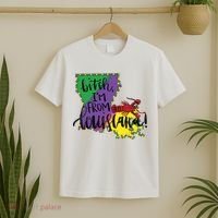 Bitch I'm From Louisiana Mardi Gras Louisiana Map T-Shirt thumb 2
