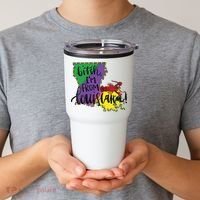 Bitch I'm From Louisiana Mardi Gras Louisiana Map Tumbler thumb 2