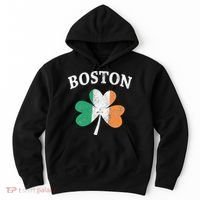 Boston Irish Flag Shamrock I St. Patrick's Day Gift Hoodie thumb 0