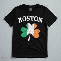 Boston Irish Flag Shamrock I St. Patrick's Day Gift T-Shirt thumb 5