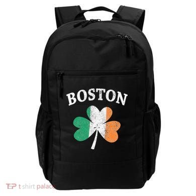 Boston Irish Flag Shamrock I St. Patrick's Day Gift Backpack