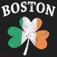 Boston Irish Flag Shamrock I St. Patrick's Day Gift Beanie thumb 2