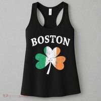 Boston Irish Flag Shamrock I St. Patrick's Day Gift Women's Tank Top thumb 3