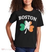 Boston Irish Flag Shamrock I St. Patrick's Day Gift Kids T-Shirt thumb 2