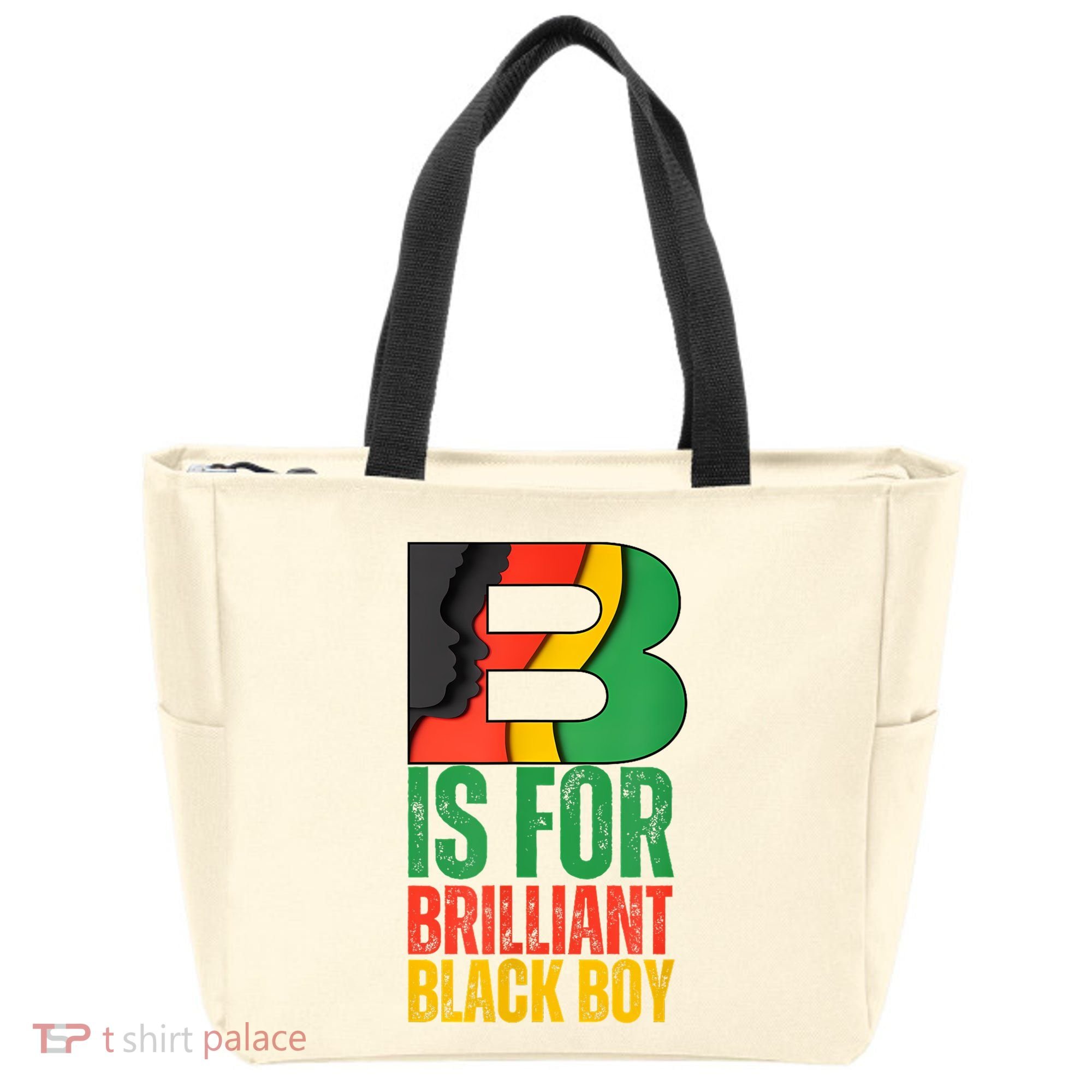 B Is For Brilliant Black Boy Black History Month Tote Bag