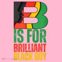 B Is For Brilliant Black Boy Black History Month Coaster thumb 2