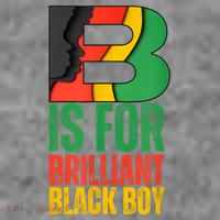 B Is For Brilliant Black Boy Black History Month Toddler Hoodie thumb 2