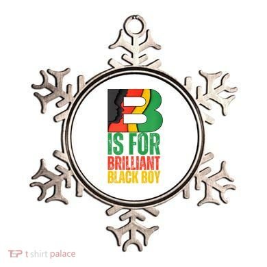 B Is For Brilliant Black Boy Black History Month Ornament
