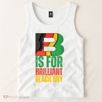B Is For Brilliant Black Boy Black History Month Tank Top thumb 2