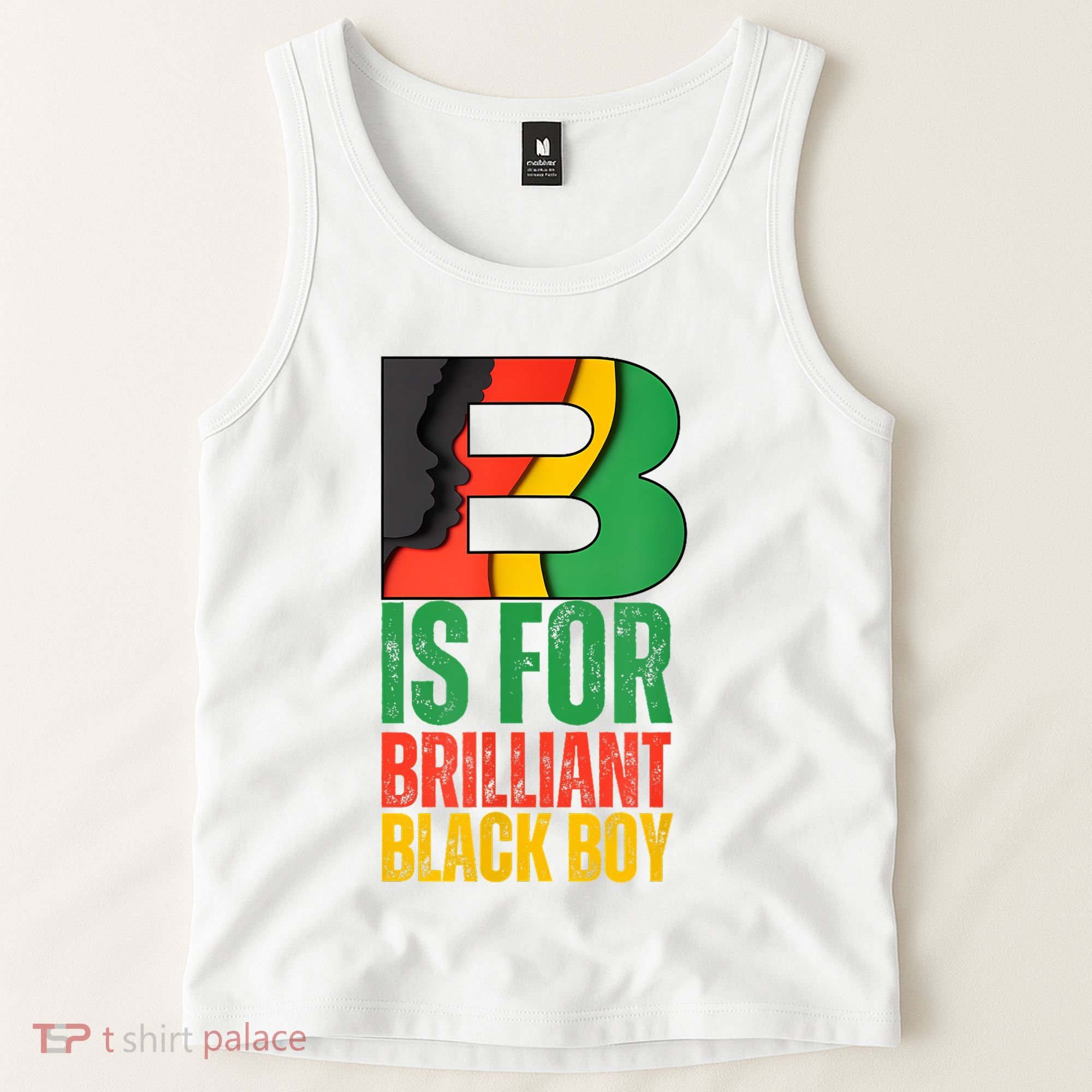 B Is For Brilliant Black Boy Black History Month Tank Top