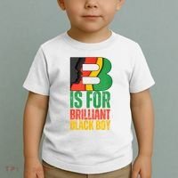 B Is For Brilliant Black Boy Black History Month Toddler T-Shirt thumb 2