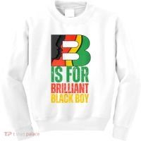 B Is For Brilliant Black Boy Black History Month Kids Sweatshirt thumb 0