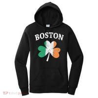 Boston Irish Flag Shamrock I St. Patrick's Day Gift Women's Hoodie thumb 0