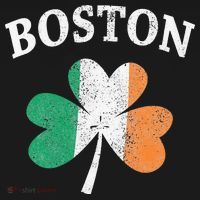 Boston Irish Flag Shamrock I St. Patrick's Day Gift Women's Hoodie thumb 2