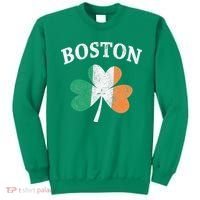 Boston Irish Flag Shamrock I St. Patrick's Day Gift Sweatshirt thumb 0