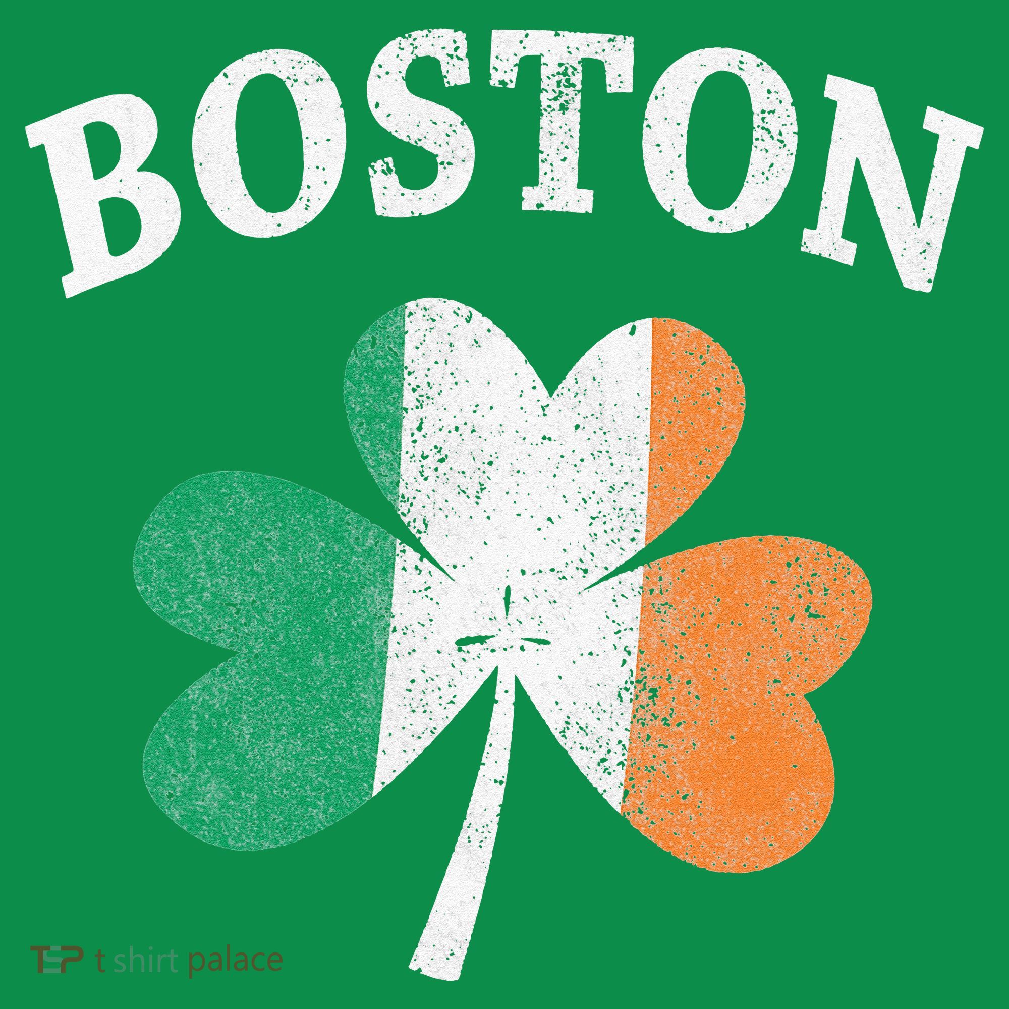 Boston Irish Flag Shamrock I St. Patrick's Day Gift Sweatshirt