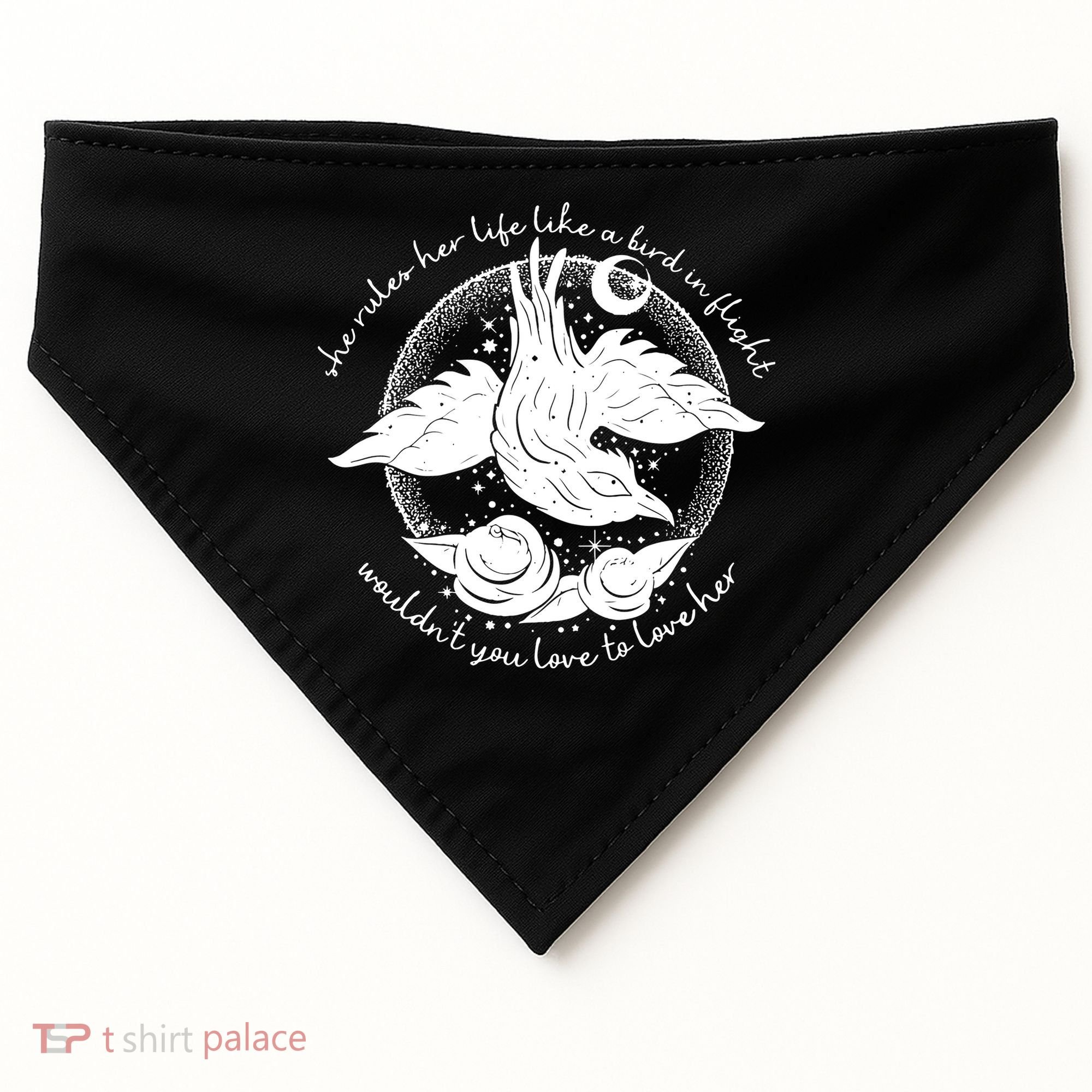 Bird In Flight Rhiannon USA-Made Doggie Bandana