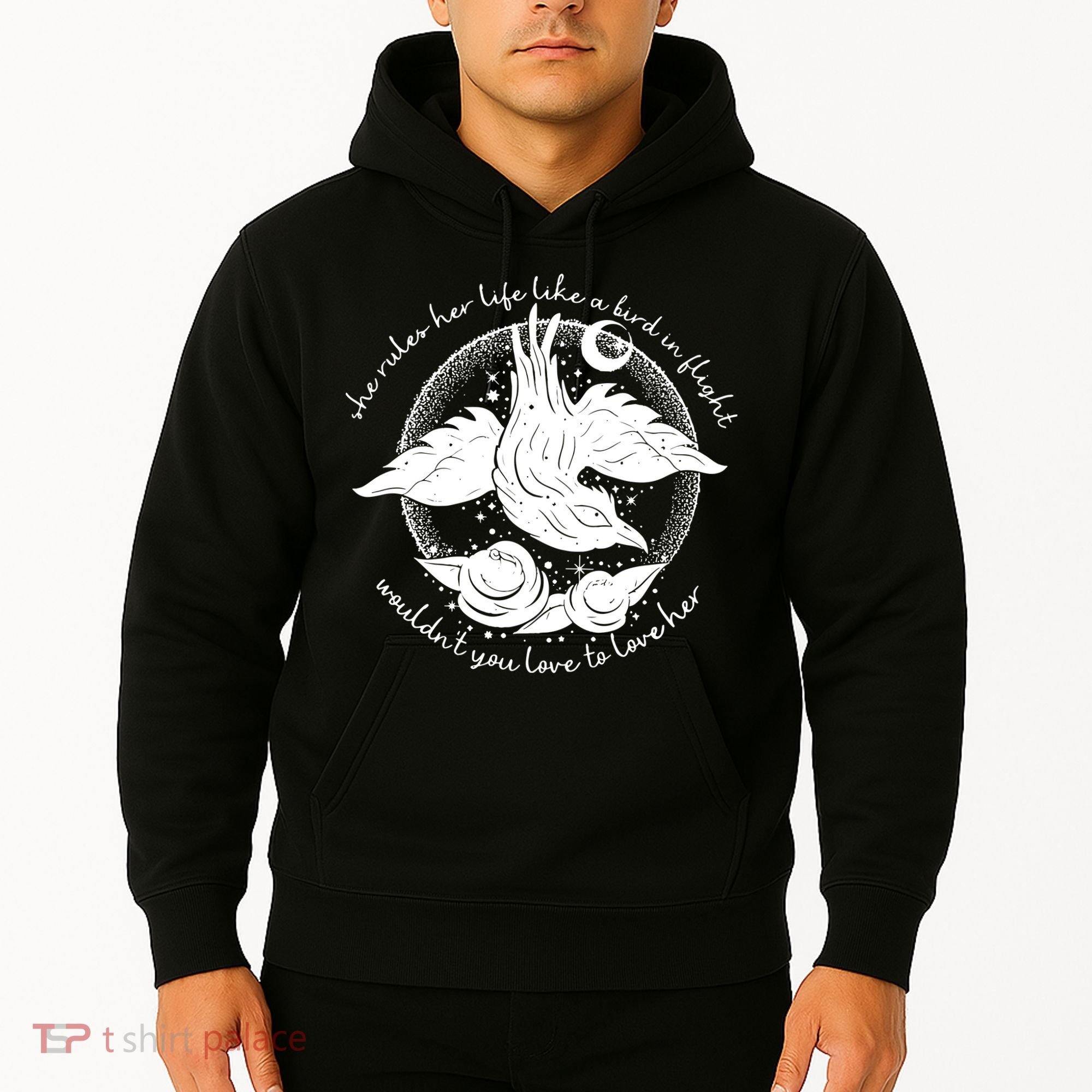 Bird In Flight Rhiannon Hoodie