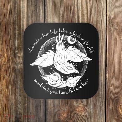 Bird In Flight Rhiannon Coaster