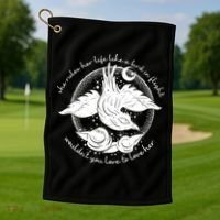 Bird In Flight Rhiannon Golf Towel thumb 1