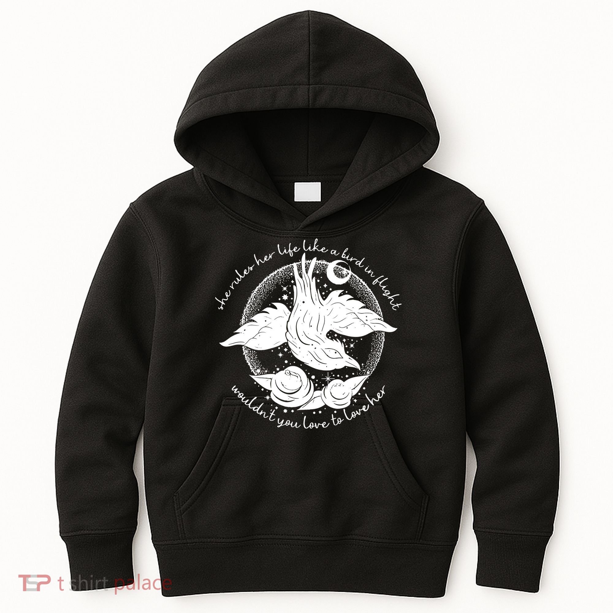 Bird In Flight Rhiannon Kids Hoodie