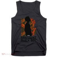 B Is For Brilliant Black Black History Month Tank Top thumb 0