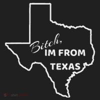 Bitch Im From Texas Funny State Outline Bbq Party Work Tumbler thumb 3