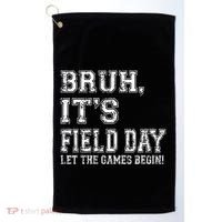 Bruh ItS Field Day Let The Games Begin Teacher Students Golf Towel thumb 0