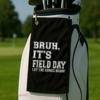 Bruh ItS Field Day Let The Games Begin Teacher Students Golf Towel thumb 2