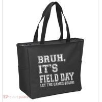 Bruh ItS Field Day Let The Games Begin Teacher Students Tote Bag thumb 2