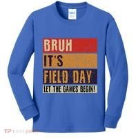 Bruh It’S Field Day Let The Games Begin Kids Long Sleeve Shirt thumb 0