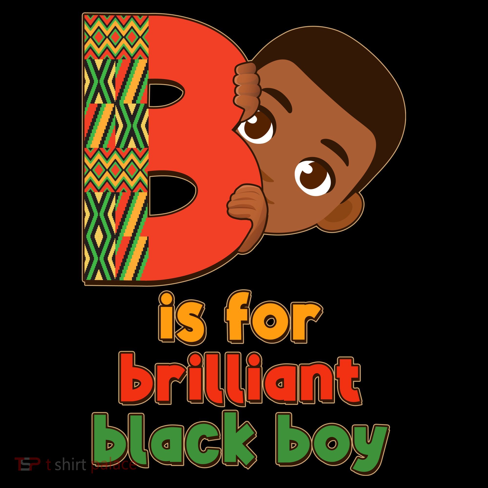 B Is For Brilliant Black Boy Celebrating Black History Coffee Mug