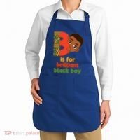 B Is For Brilliant Black Boy Celebrating Black History Apron thumb 2