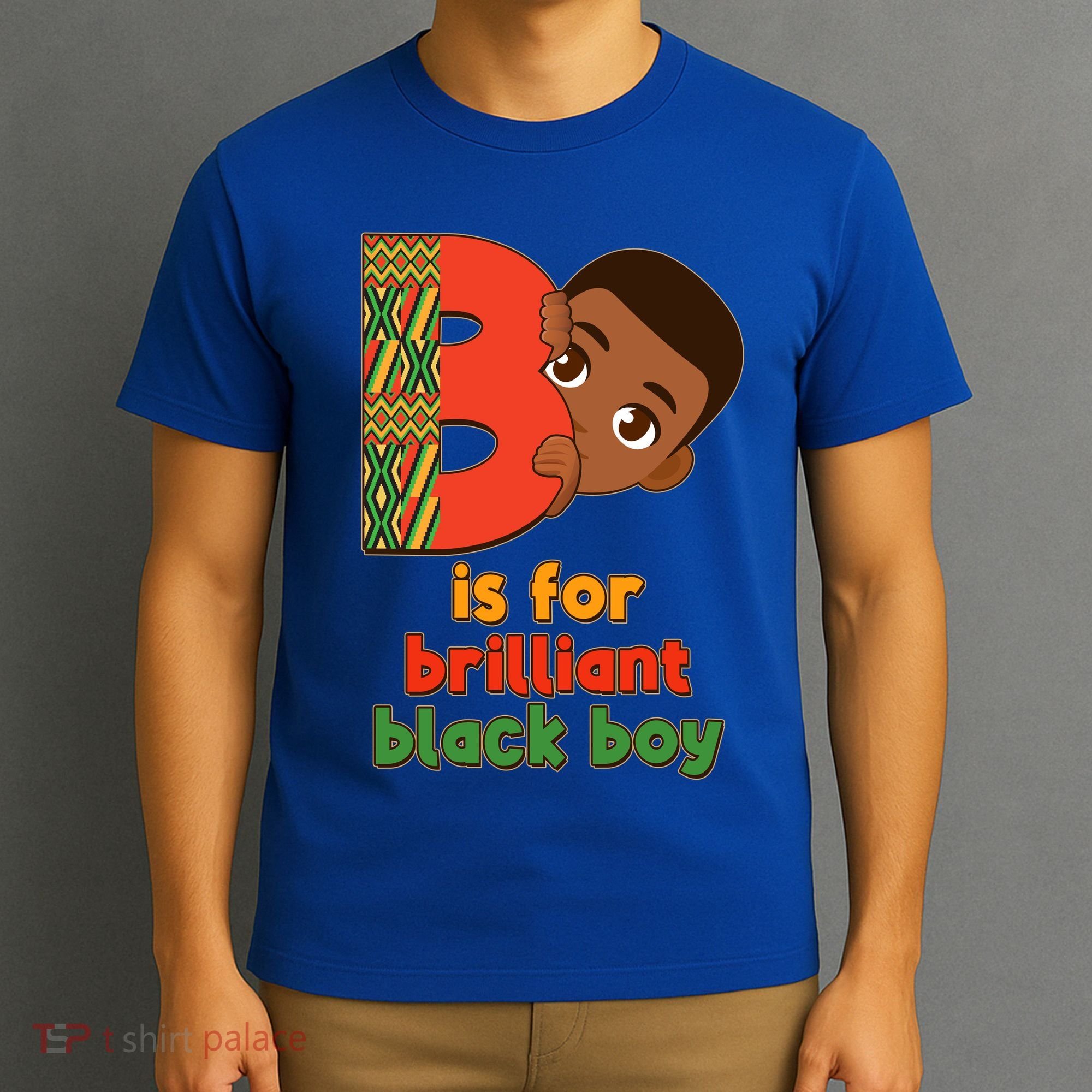B Is For Brilliant Black Boy Celebrating Black History T-Shirt