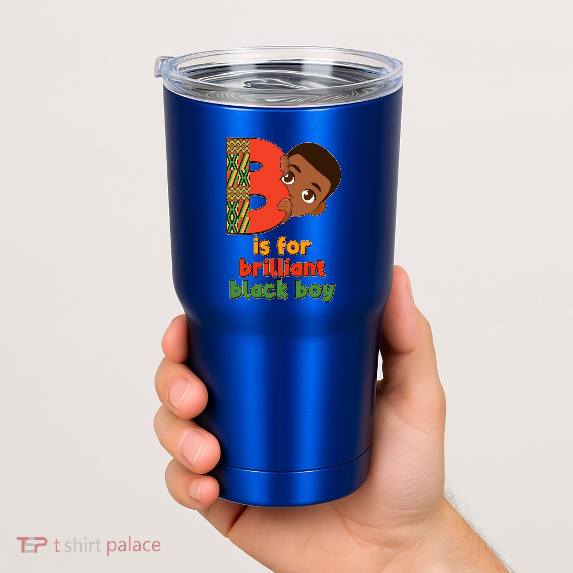 B Is For Brilliant Black Boy Celebrating Black History Tumbler