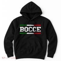 Bocce Italy Flag Pallino Petanque Italian Pride Boccia Team Hoodie thumb 0
