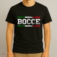 Bocce Italy Flag Pallino Petanque Italian Pride Boccia Team T-Shirt thumb 3