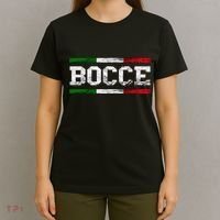 Bocce Italy Flag Pallino Petanque Italian Pride Boccia Team T-Shirt thumb 4