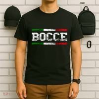 Bocce Italy Flag Pallino Petanque Italian Pride Boccia Team T-Shirt thumb 6