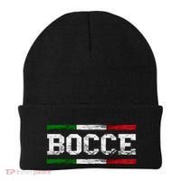 Bocce Italy Flag Pallino Petanque Italian Pride Boccia Team Beanie thumb 0