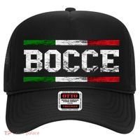 Bocce Italy Flag Pallino Petanque Italian Pride Boccia Team Hat thumb 0
