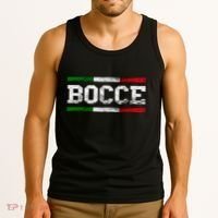 Bocce Italy Flag Pallino Petanque Italian Pride Boccia Team Tank Top thumb 3