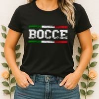 Bocce Italy Flag Pallino Petanque Italian Pride Boccia Team Women's T-Shirt thumb 2